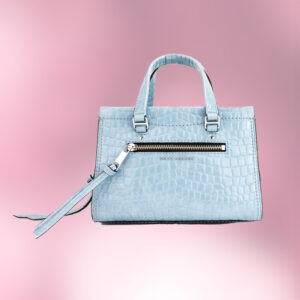 blue pebbled marc jacobs handbag